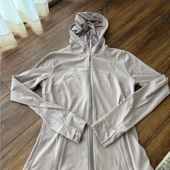 lululemon athletica Jackets & Blazers - Lululemon Align Light Taupe Zip-Up Hooded Jacket